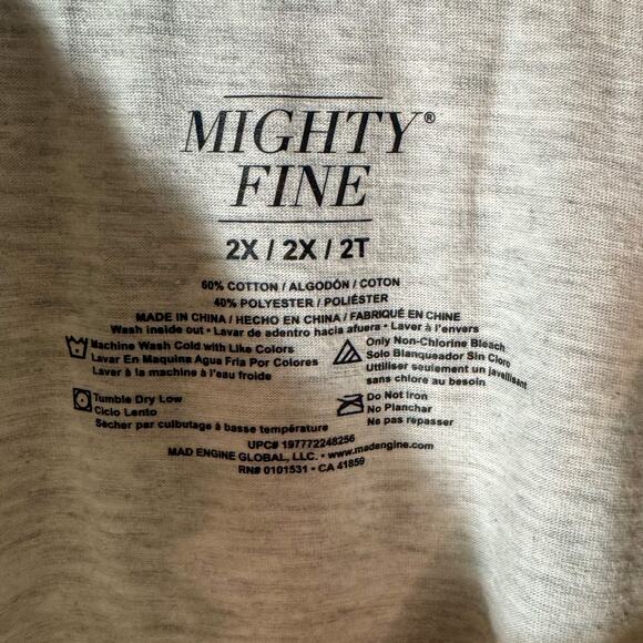 Mighty Fine Plus Size 2X Pumpkin Spice Season T-Shirt Fall Coffee Graphic - Picture 3 of 4